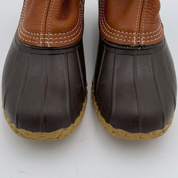 LL Bean Bean Boots rubber and leather duck boots - Picture 2 of 13